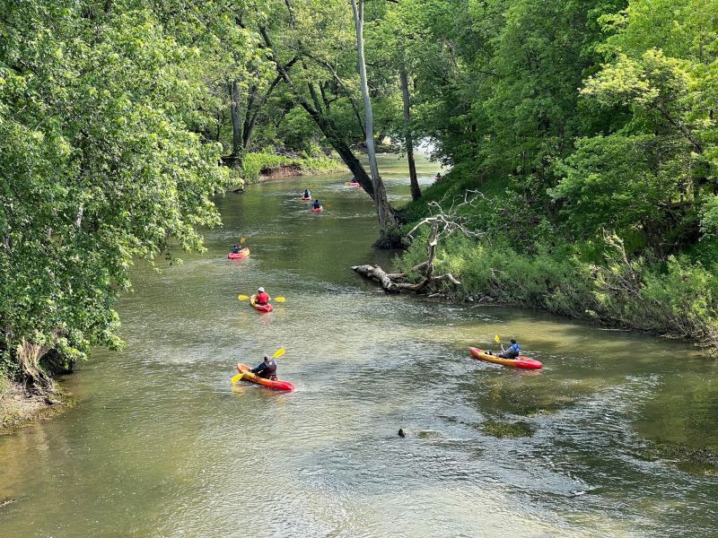 No lack of scenery on the 7 mile cascade trip!